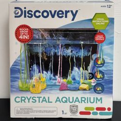 NEW DISCOVERY Crystal Aquarium Science Kit- Grow Multi-Colored Decorative Crystals just $7