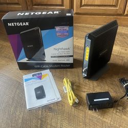 Netgear WiFi Cable Modem Router Model C7000 