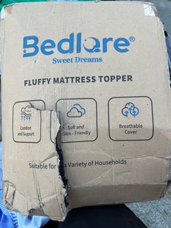 Brand New Fluffy Mattress Topper - Must Go!