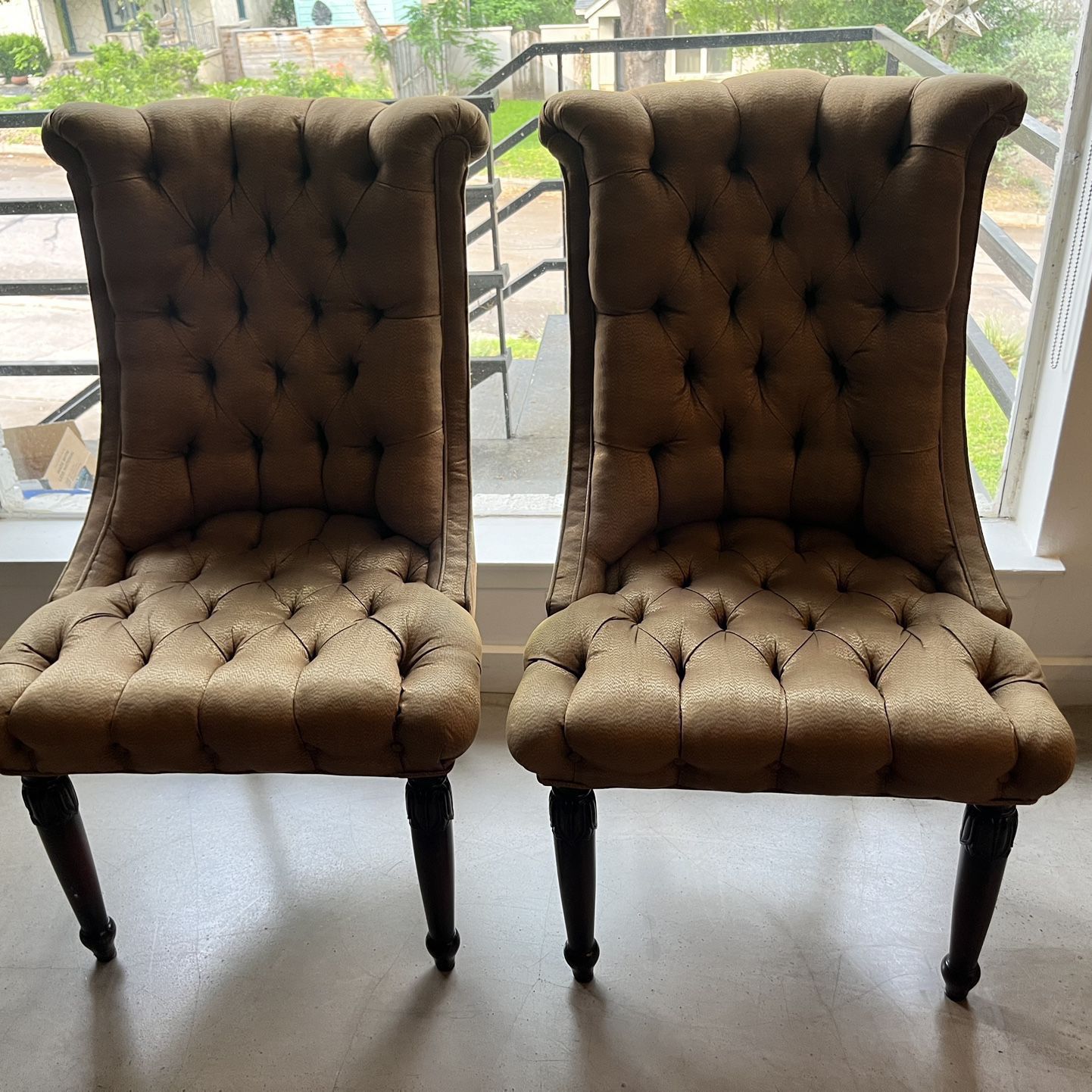 Re-Upholstered Vintage Dining Chairs