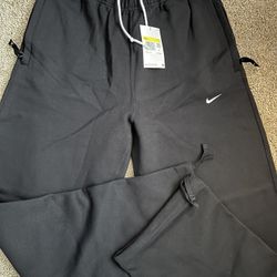 Mens Open Hem Nike Pants S