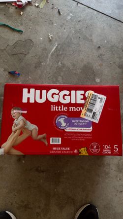 Huggies size 5 diapers