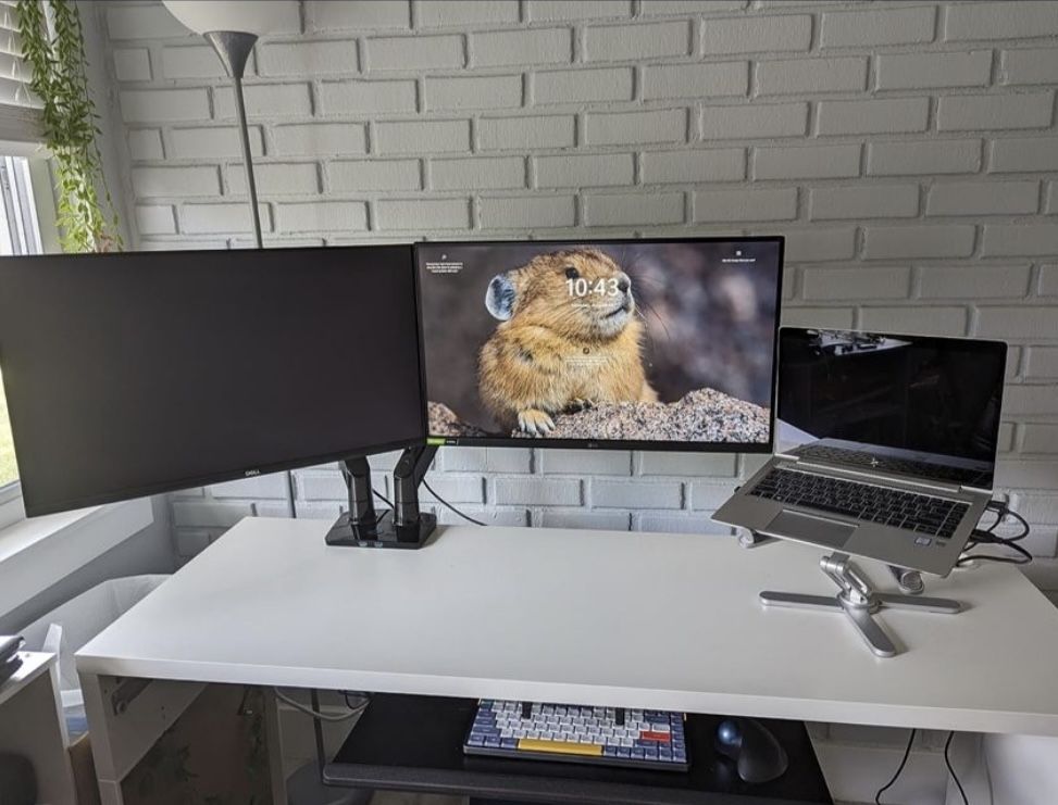 Huanuo Dual Monitor Arm With USB 