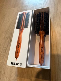 Evo Bruce 28 Bristle Radial Brush - Brown Handle with Black Bristles