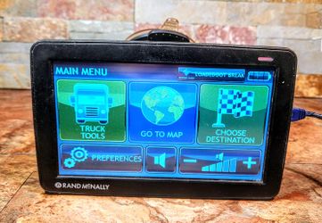 Rand McNally IntelliRoute Truckers (GPS) 7" • Model : TND-720 • Large Screen • I Used This Unit When I Trucked , So I Know It Works Good •