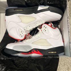 Air Jordan 5 Retro Fire Red Silver Tongue(2020)