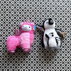 New Stuffed Animals—tags on
