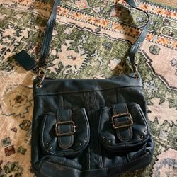 Blue Tignanello Purse