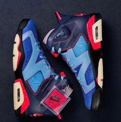 Jordan 6 x Awake NY “Midnight Navy” Size 9M