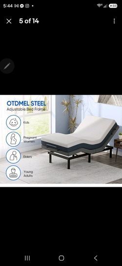 Used adjustable base bed By living spaces(NO MATRESS)