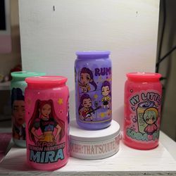 Kpop 16oz acrylic cups
