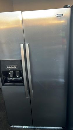 Whirlpool Side By Side Stainless Steel Refrigerator Fridge
