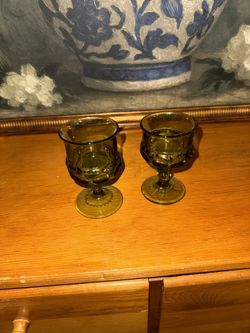 Antique pair Green Glasses