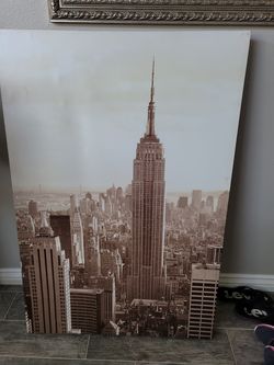 Beautiful New York Canvas PICTURE 37" × 31.5 inches