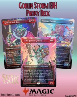 Goblin Storm MTG Proxy Deck