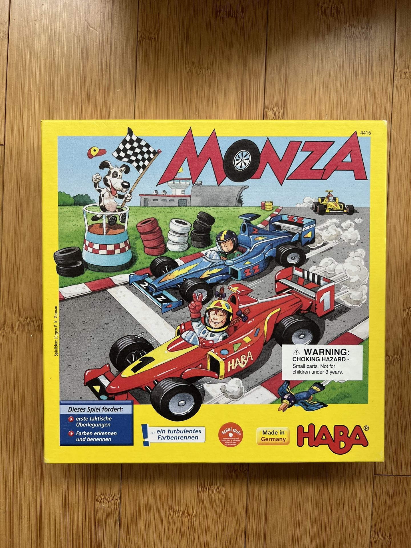 Monza Car Racing Board Game