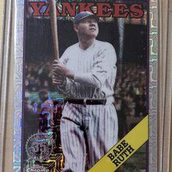 2023 Topps Throwback #T88CU-44 Babe Ruth - Mojo Refractor