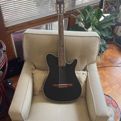 Ibanez TOD1ON Tim Henson Signature Nylon Acoustic-Electric Guitar Black Flat