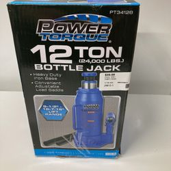 Power Torque PT34128 12 Ton Bottle Jack