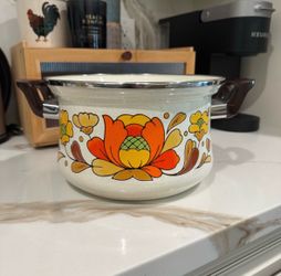 70s Retro Japanese Sanko Ware Pot
