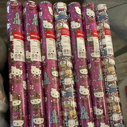 Hello Kitty wrapping paper