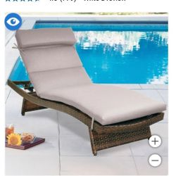 Peak Season Outdoor Chaise Cushion, 1-pack $75