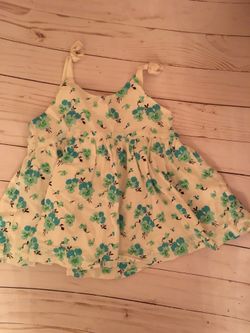 Baby gap girls floral swing tank 4 Euc