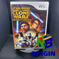 Star Wars the Clone Wars Republic Heroes Nintendo Wii - Complete CIB