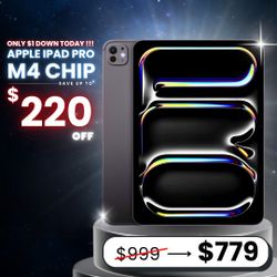 Apple iPad Pro 11 inch M4 Brand New - Pay $5 and the rest later