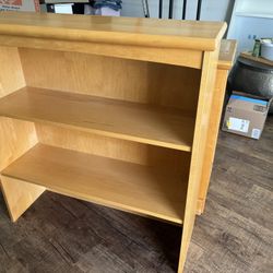 Drawer Chest and Shelf Storage (wood)