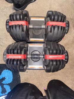 BOWFLEX adjustable weight dumbbells
