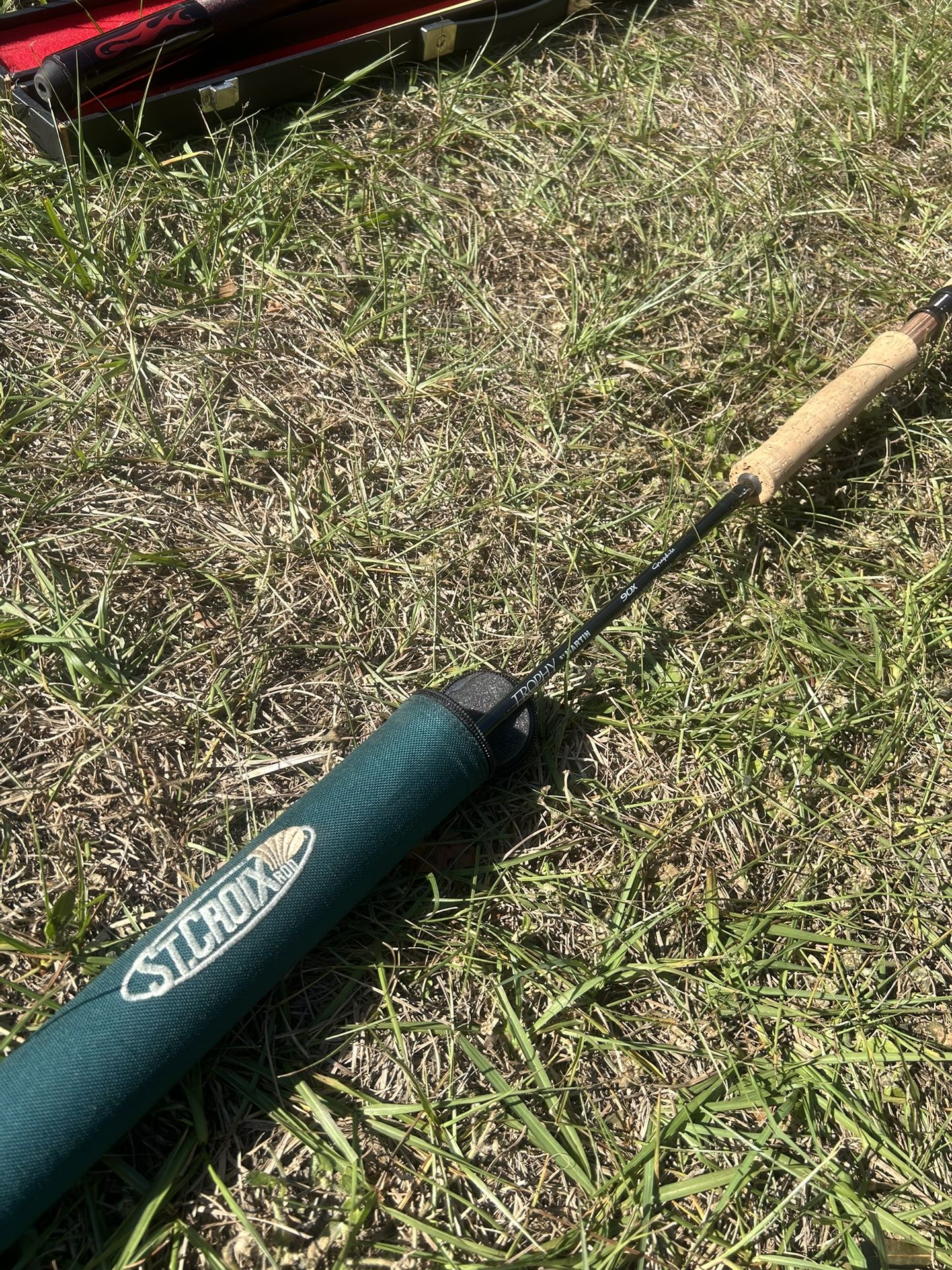 Fly Fishing Rod Trophy By Martin With St. Croix Case