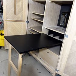 Armoire with Computer Desk (hideaway) very Sturdy/well Made $150.00 obo