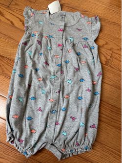 18 month short sleeved body suit (new with tags)