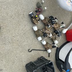 A Mix Of Rain Bird Brass Irrigation Valve