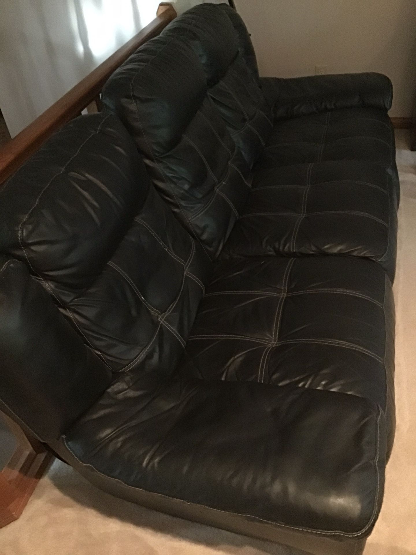 Leather sofa