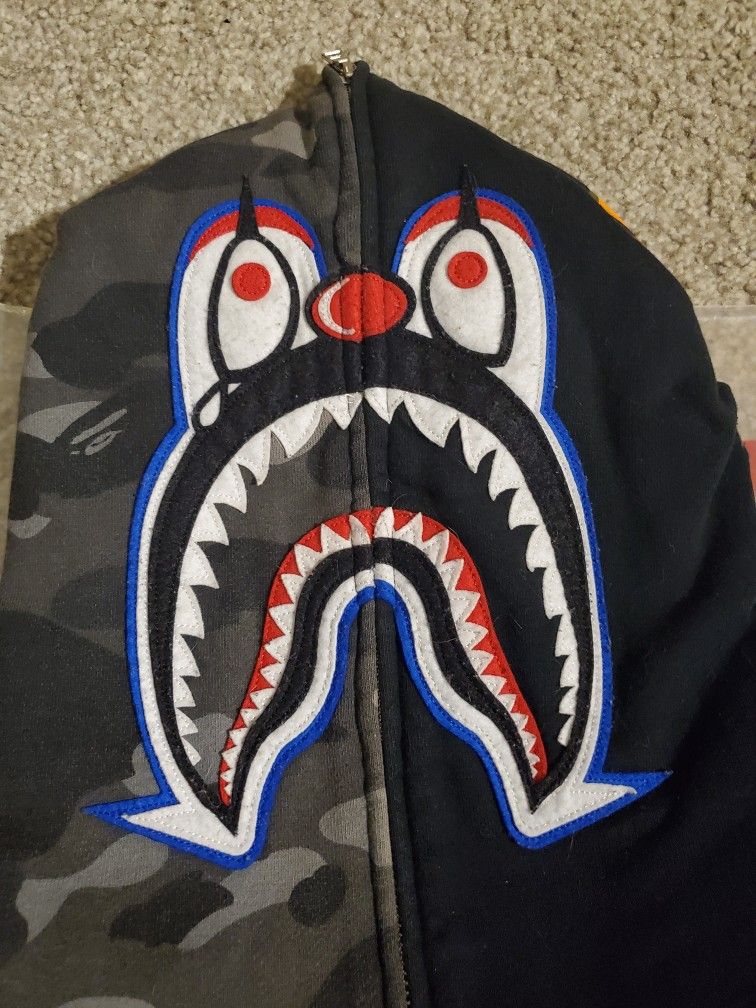 Bape x Undefeated Clown Shark Hoodie