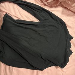 black holister turtle neck top
