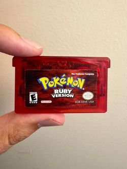Gameboy Advanced Pokemon Ruby Version