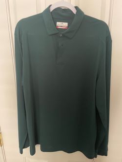 Grand Slam Mens Lightweight Performance Long Sleeve Golf Polo Shirt, Brand New, Size Medium