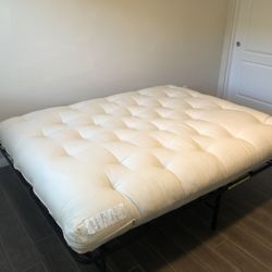 Organic Cotton & American Virgin Wool Mattress by The Futon Shop - Full Double