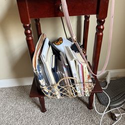 Wooden side tables and coffee table
