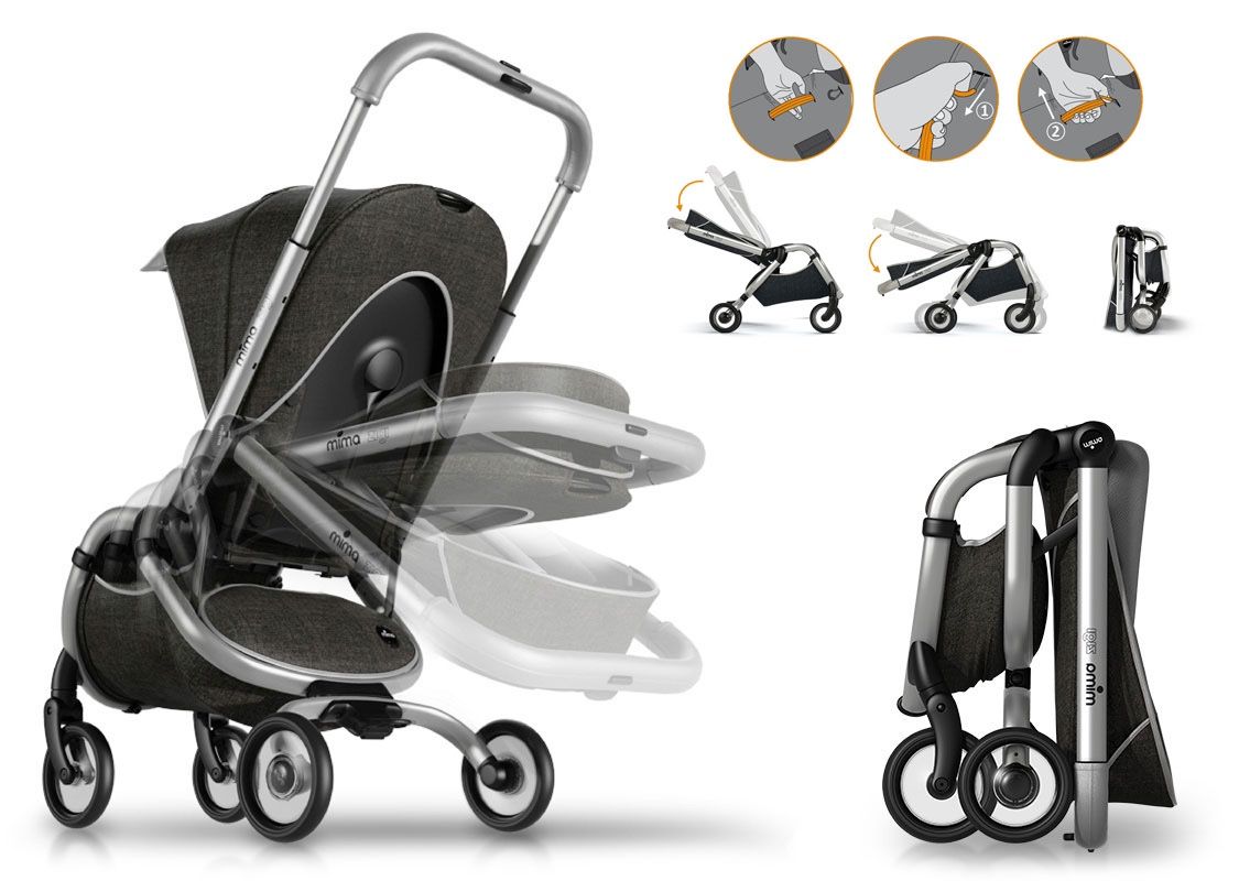 MIMA ZIGI 3D foldable lightweighted travel Stroller