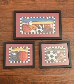 Sport Framed Pictures from Home Interior