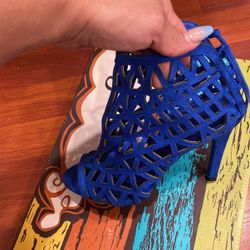 Size 5 Heels Blue