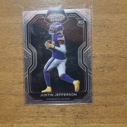 2020 PRIZM JUSTIN JEFFERSON PRIZM BLACK ROOKIE 
