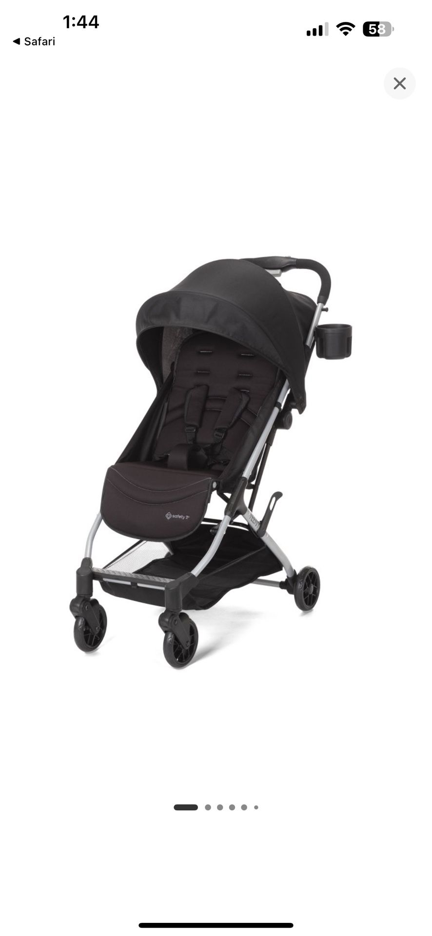Safety 1st Easy-Fold Compact Stroller,