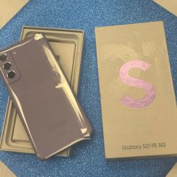 Unlocked Samsung Galaxy S21 FE Purple Open Box Like New 