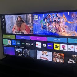 65 INCH TV BARELY USED- PICK UP ASAP 