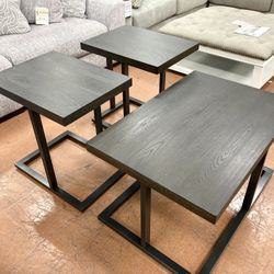 New Coffee Table & 2 End Tables